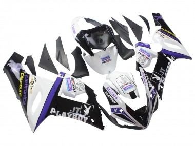 Discount 2005-2006 White Purple Black Rizoma Playboy DENSO Kawasaki ZX6R Motorcycle Fairings Canada