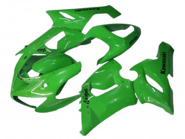 Discount 2005-2006 Green Kawasaki ZX6R Motorcycle Fairings Canada