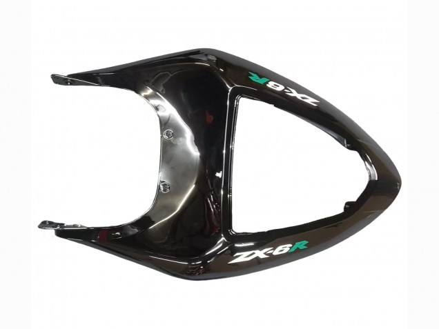 Discount 2005-2006 Glossy Black Green Flame Kawasaki ZX6R Motorcycle Fairing Canada