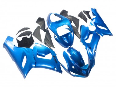 Discount 2005-2006 Glossy Blue Kawasaki ZX6R Motorcycle Fairings Canada