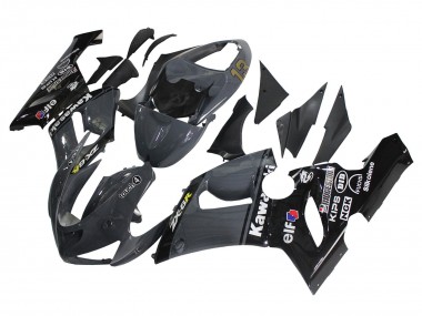 Discount 2005-2006 Dark Grey Black Kawasaki ZX6R Motorcycle Fairings Canada