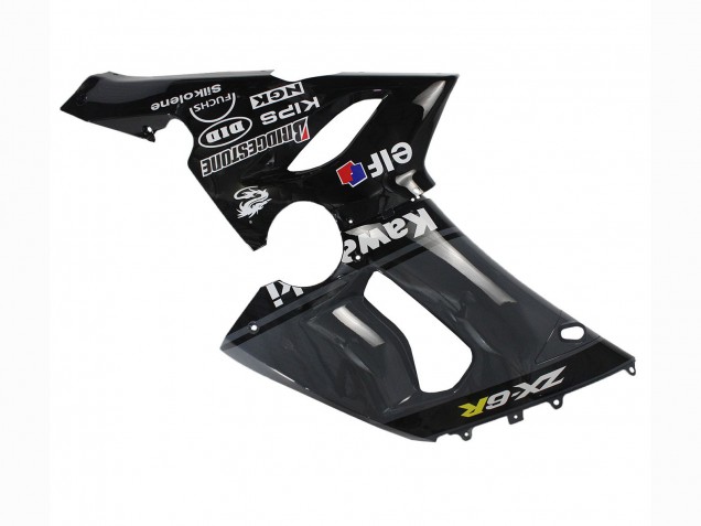 Discount 2005-2006 Dark Grey Black Kawasaki ZX6R Motorcycle Fairings Canada