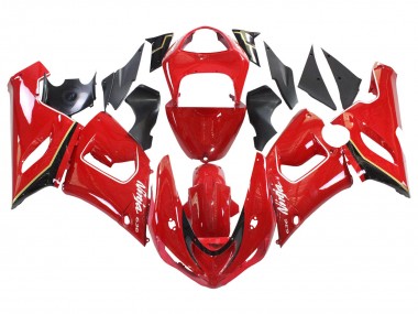 Discount 2005-2006 Red Yellow Black Kawasaki ZX6R Motorcycle Fairings Canada