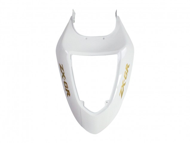 Discount 2005-2006 White Black Gold Ninja Kawasaki ZX6R Motorcycle Fairings Canada