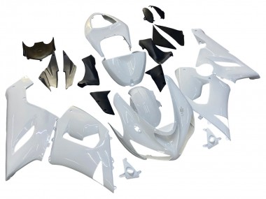 Discount 2005-2006 White Kawasaki ZX6R Motorcycle Fairings Canada