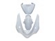 Discount 2005-2006 White Kawasaki ZX6R Motorcycle Fairings Canada