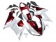 Discount 2005-2006 White Red Kawasaki ZX6R Motorcycle Fairings Canada