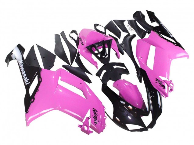 Discount 2007-2008 Black Pink Ninja Kawasaki ZX6R Motorcycle Fairings Canada