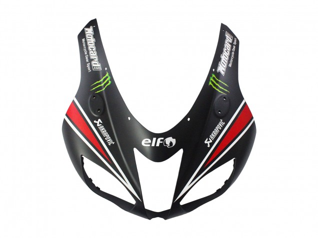 Discount 2007-2008 Black White Red with White Snow Decal Ninja Elf Kawasaki ZX6R Motorcycle Fairings Canada