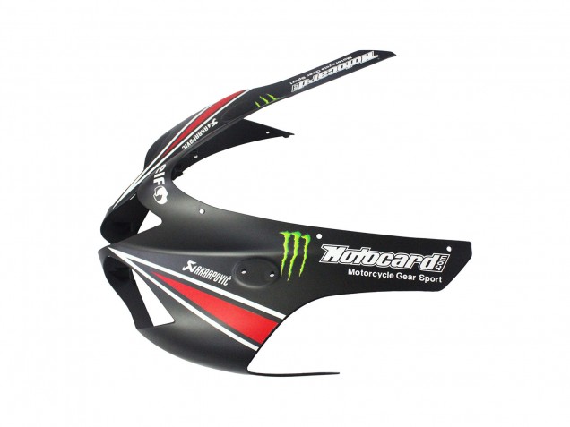 Discount 2007-2008 Black White Red with White Snow Decal Ninja Elf Kawasaki ZX6R Motorcycle Fairings Canada