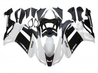 Discount 2007-2008 Black White Ninja Kawasaki ZX6R Motorcycle Fairings Canada
