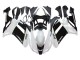 Discount 2007-2008 Black White Ninja Kawasaki ZX6R Motorcycle Fairings Canada