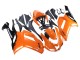 Discount 2007-2008 Orange Black Ninja Kawasaki ZX6R Motorcycle Fairings Canada