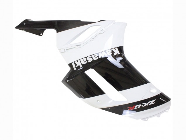 Discount 2007-2008 White Black Kawasaki ZX6R Motorcycle Fairing Canada