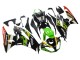 Discount 2009-2012 Green Glossy Black Yellow White Red Elf Monster Kawasaki ZX6R Motorcycle Fairings Canada