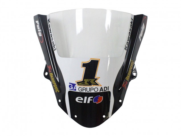Discount 2009-2012 Green Glossy Black Yellow White Red Elf Monster Kawasaki ZX6R Motorcycle Fairings Canada