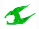 Discount 2009-2012 Green Glossy Black Kawasaki ZX6R Motorcycle Fairings Canada
