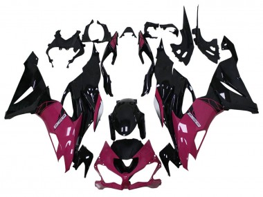 Discount 2013-2018 Purple Glossy Black Kawasaki ZX6R Motorcycle Fairing Canada