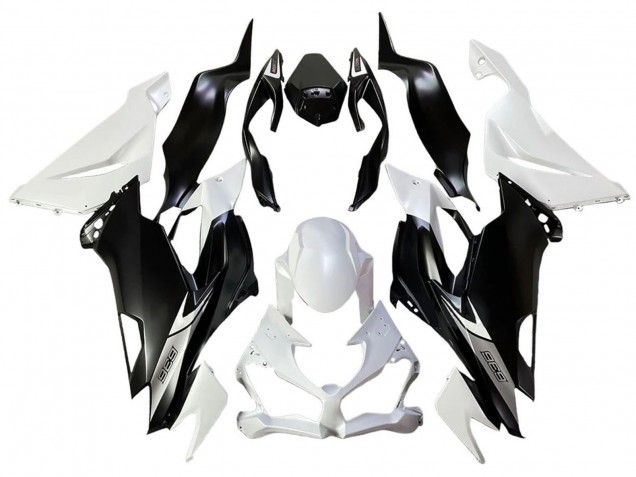 Discount 2013-2018 White Matte Black Kawasaki ZX6R Bike Fairings Canada
