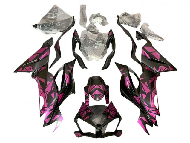 Discount 2019-2022 Purple Black Kawasaki ZX6R Motorcycle Fairings Canada
