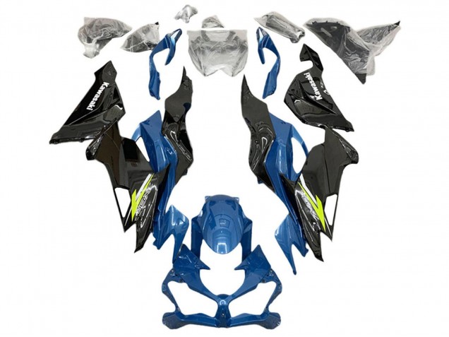 Discount 2019-2022 Blue Yellow White Glossy Black Kawasaki ZX6R Motorcycle Fairings Canada