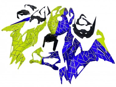 Discount 2019-2022 Blue Yellow Kawasaki ZX6R Motorcycle Fairings Canada
