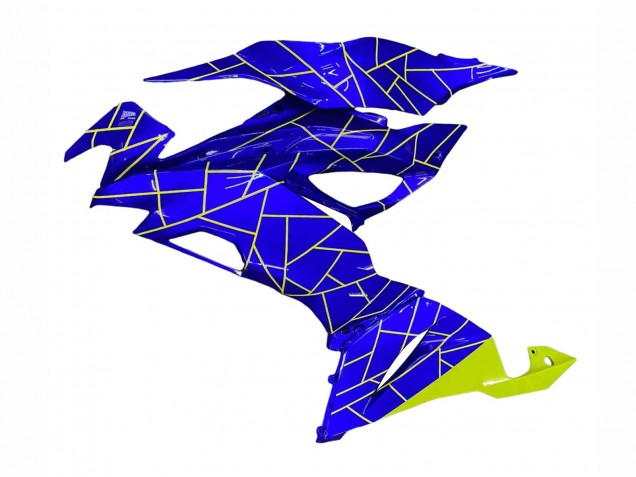 Discount 2019-2022 Blue Yellow Kawasaki ZX6R Motorcycle Fairings Canada