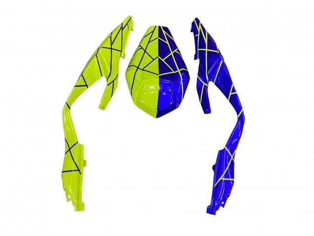 Discount 2019-2022 Blue Yellow Kawasaki ZX6R Motorcycle Fairings Canada