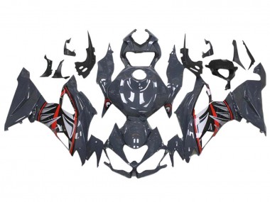 Discount 2019-2022 Nardo Grey Red White Shark Kawasaki ZX6R Motorcycle Fairings Canada