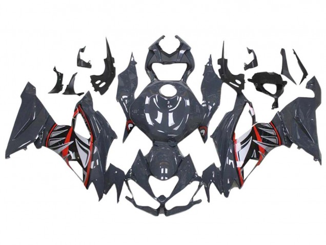 Discount 2019-2022 Nardo Grey Red White Shark Kawasaki ZX6R Motorcycle Fairings Canada