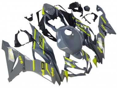 Discount 2019-2022 Nardo Grey Yellow Kawasaki ZX6R Motorcycle Fairings Canada
