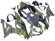 Discount 2019-2022 Nardo Grey Yellow Kawasaki ZX6R Motorcycle Fairings Canada