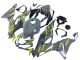 Discount 2019-2022 Nardo Grey Yellow Kawasaki ZX6R Motorcycle Fairings Canada