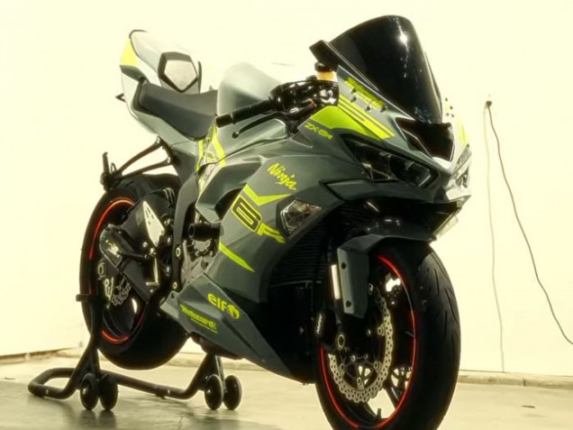 Discount 2019-2022 Nardo Grey Yellow Kawasaki ZX6R Motorcycle Fairings Canada
