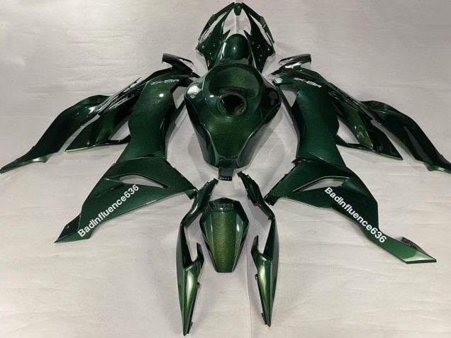Discount 2019-2022 Dark Green Kawasaki ZX6R Motorcycle Fairings Canada