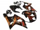 Discount 2000-2002 Glossy Black Orange Flame Suzuki GSXR1000 Motorcycle Fairings Canada