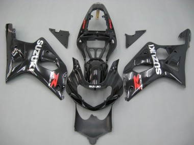 Discount 2000-2002 Glossy Black Suzuki GSXR1000 Motorcycle Fairings Canada