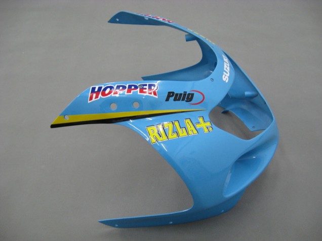 Discount 2000-2002 Light Blue Yellow Black Motul Rizla Suzuki GSXR1000 Motorcycle Fairings Canada