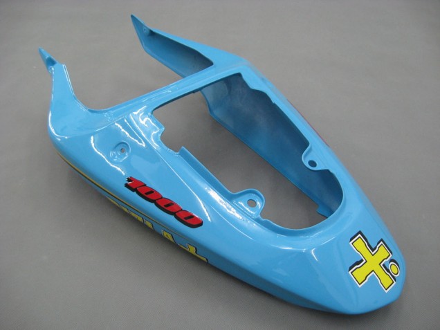 Discount 2000-2002 Light Blue Yellow Black Motul Rizla Suzuki GSXR1000 Motorcycle Fairings Canada