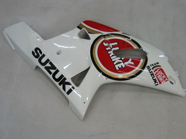 Discount 2000-2002 White Red Lucky Strike Suzuki GSXR1000 Motorcycle Fairings Canada