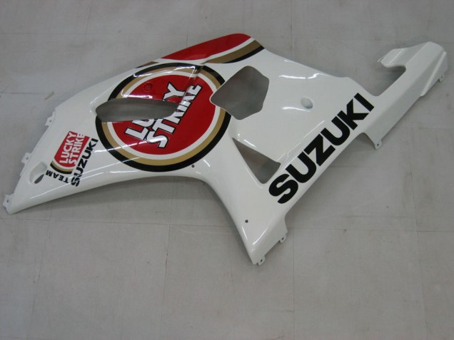 Discount 2000-2002 White Red Lucky Strike Suzuki GSXR1000 Motorcycle Fairings Canada