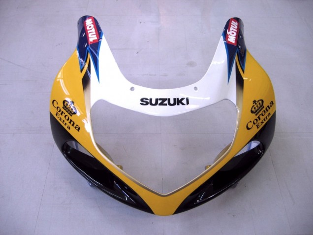 Discount 2000-2002 Yellow Dark Blue White Motul Corona Suzuki GSXR1000 Motorcycle Fairings Canada