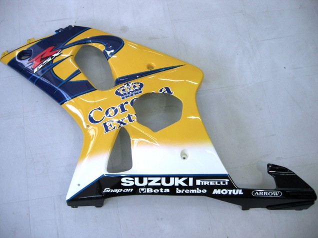 Discount 2000-2002 Yellow Dark Blue White Motul Corona Suzuki GSXR1000 Motorcycle Fairings Canada