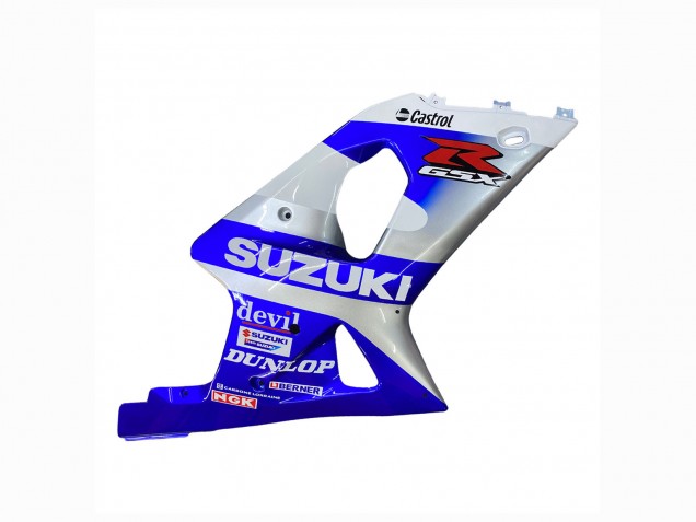Discount 2000-2002 Blue White Silver Castrol Dunlop Suzuki GSXR1000 Motorcycle Fairings Canada