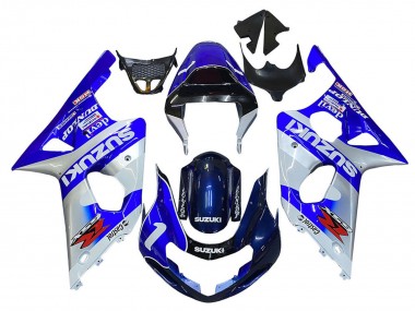 Discount 2000-2002 Blue White Silver Castrol Dunlop Suzuki GSXR1000 Motorcycle Fairings Canada