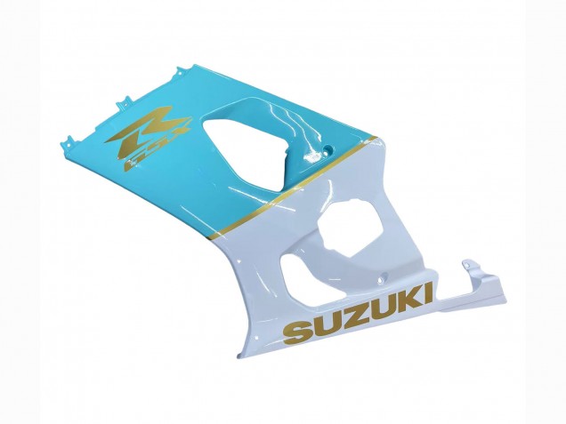 Discount 2003-2004 White Light Blue Gold Suzuki GSXR 1000 Motorcycle Fairings Canada
