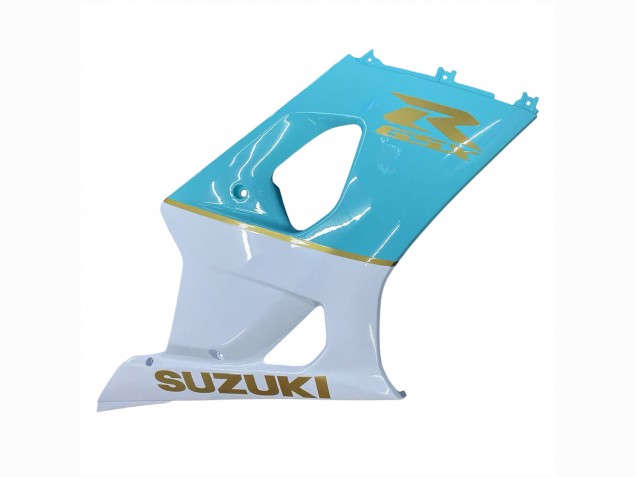Discount 2003-2004 White Light Blue Gold Suzuki GSXR 1000 Motorcycle Fairings Canada