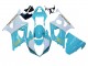 Discount 2003-2004 White Light Blue Gold Suzuki GSXR 1000 Motorcycle Fairings Canada