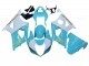 Discount 2003-2004 White Light Blue Gold Suzuki GSXR 1000 Motorcycle Fairings Canada