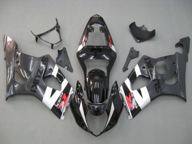 Discount 2003-2004 Glossy Black White Grey Red Suzuki GSXR 1000 Motorcycle Fairings Canada